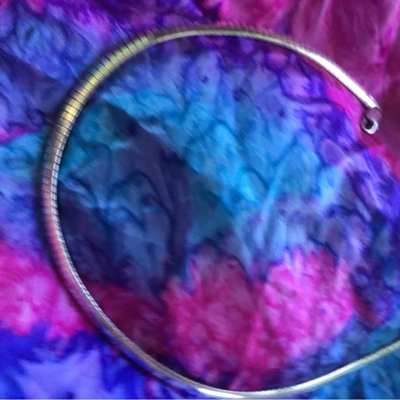 Vintage 925 Sterling Silver Necklace Italy Vtg - Picture 5 of 15